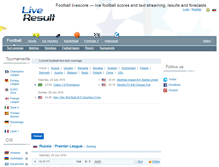 Tablet Screenshot of live-result.com